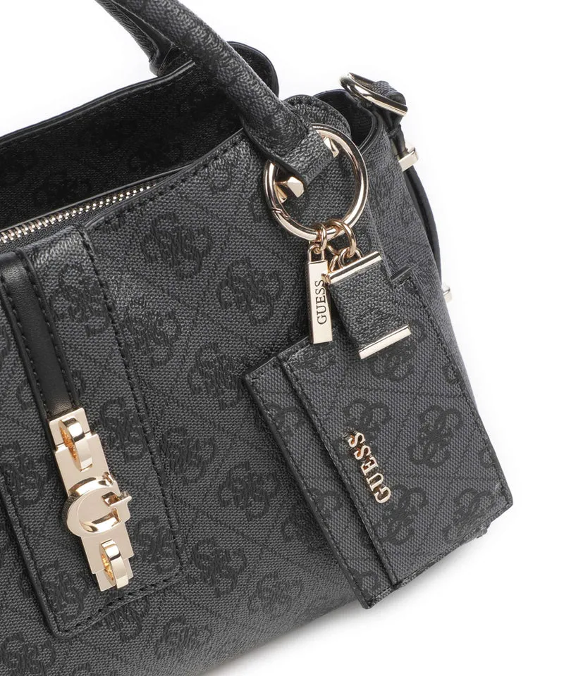 Guess Yvonne Girlfriend Logo Sac à main coal logo