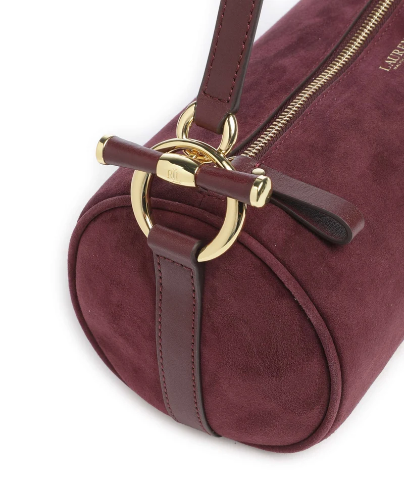 Lauren Ralph Lauren Blaike Small Sac porté épaule dark garnet