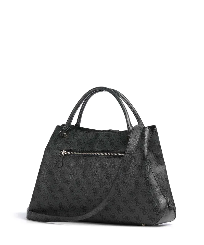 Guess Yvonne Girlfriend Logo Sac à main coal logo