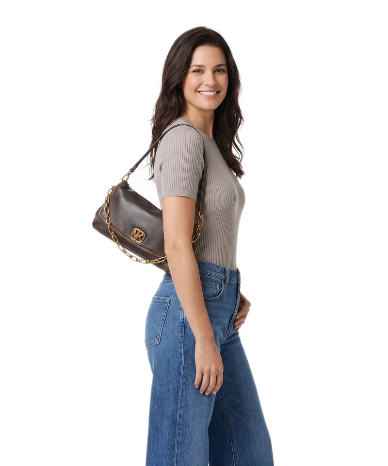 Michael Kors Bryant Large Sac porté épaule chocolate
