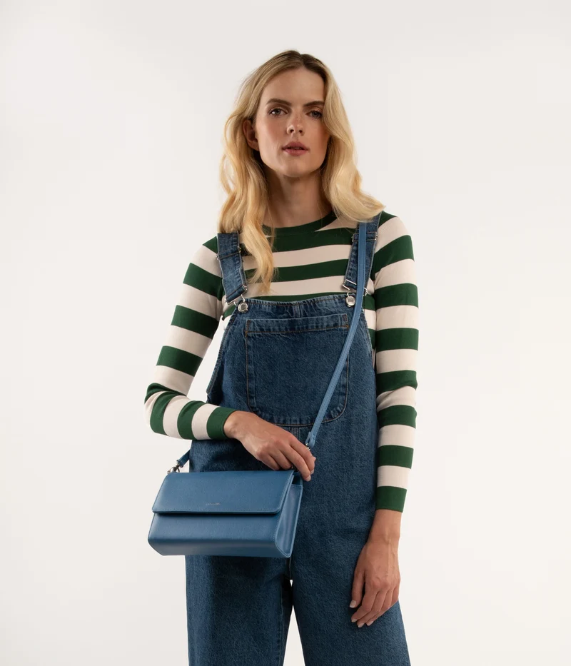 DREWLG Grand sac à bandoulière végétalien - Vintage