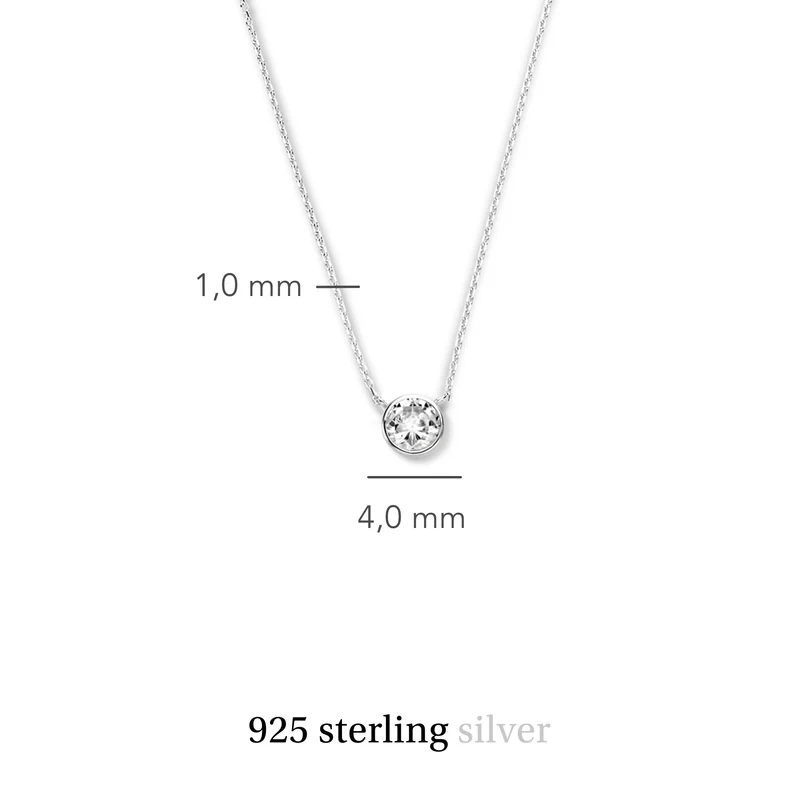 Violet Hamden Venus Collier en Argent 925 Sterling avec Pierre de Naissance VH340009-JUL