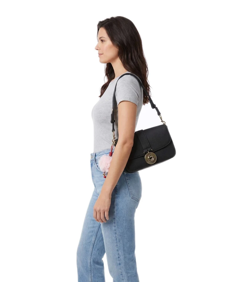 Love Moschino Bouncing Heart Sac porté épaule nero