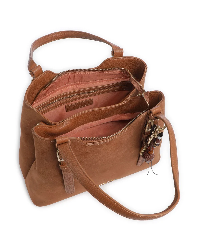 Valentino Bags Winnie Winter Cabas cuoio