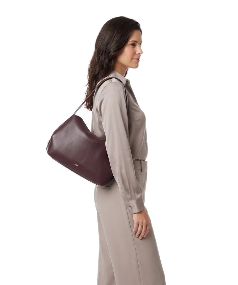 BOSS Caylie Sac porté épaule open purple