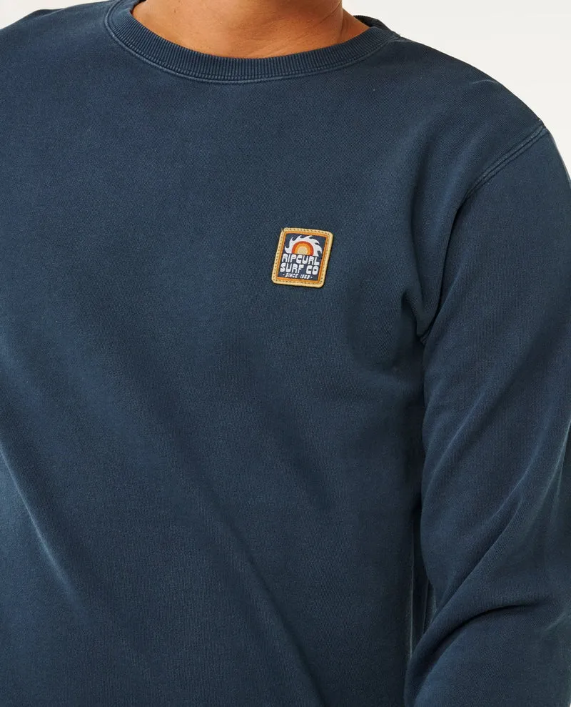 Pacific Rinse Patch Crew Fleece