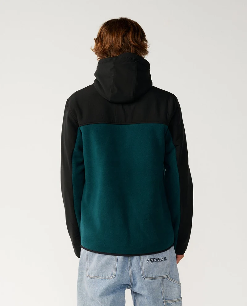Search Series Panelled Zip Through Fleece