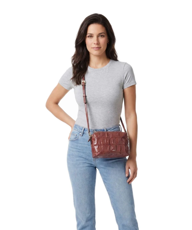 Abro Maxxi Cocco Kaia Sac bandoulière rosewood