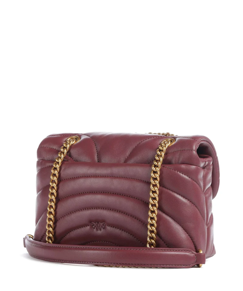 Pinko Love Puff Mini Sac porté épaule ribes intenso/antique gold