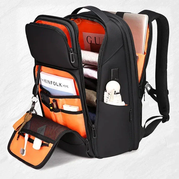Sac à Dos Ordinateur 17 Pouces | Imperméable Ergonomique Voyage