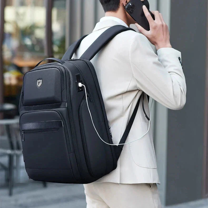 Sac à Dos Ordinateur 17 Pouces | Extensible Imperméable Voyage