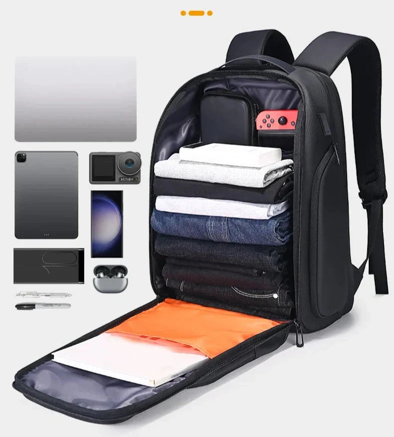 Sac à Dos Ordinateur 17 Pouces | Extensible Imperméable Voyage