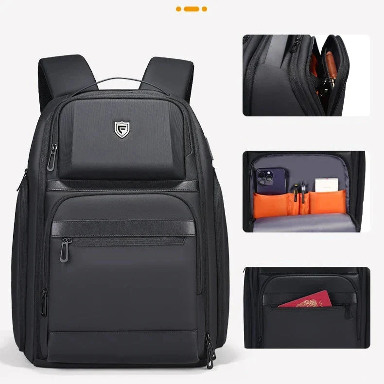 Sac à Dos Ordinateur 17 Pouces | Extensible Imperméable Voyage