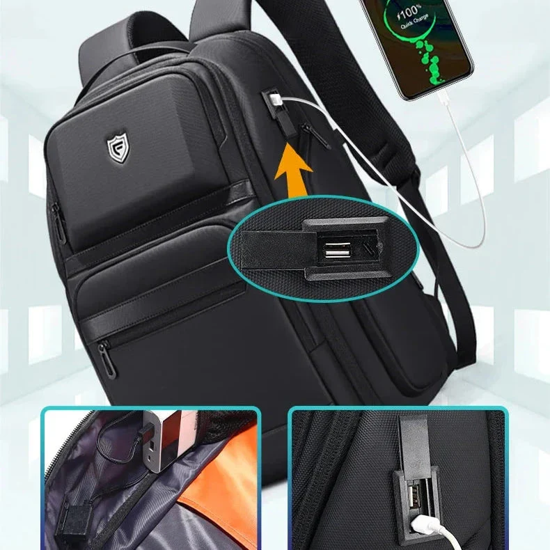 Sac à Dos Ordinateur 17 Pouces | Extensible Imperméable Voyage
