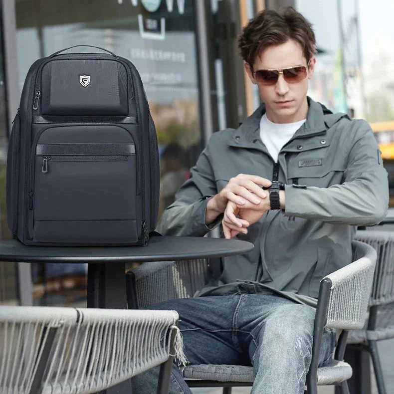 Sac à Dos Ordinateur 17 Pouces | Extensible Imperméable Voyage