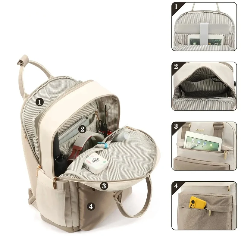 Sac à Dos Ordinateur 16 Pouces | Compartiment Sécurisé et Pratique