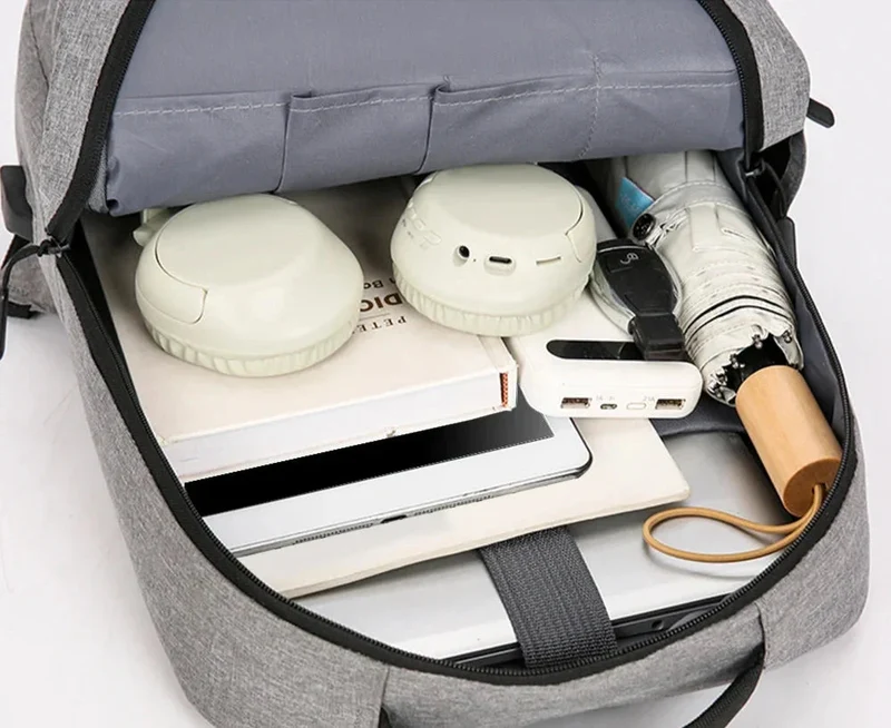 Sac à Dos Ordinateur 15.6 Pouces | Port Usb et Multi-Compartiments
