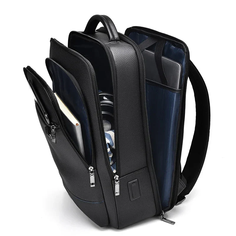 Sac à Dos Ordinateur 15.6 Pouces | Multi-Compartiments Pu Ergonomique