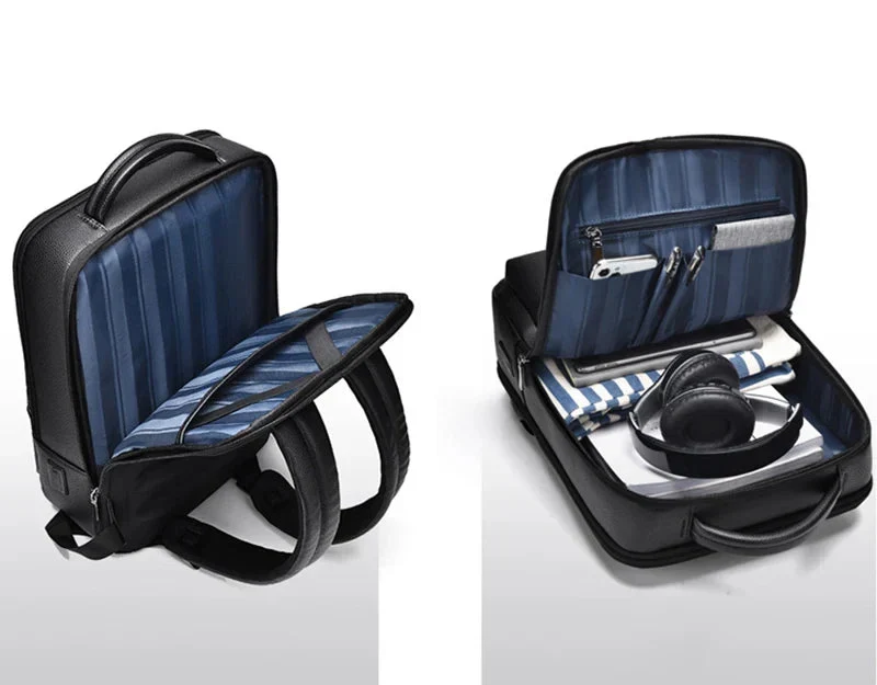 Sac à Dos Ordinateur 15.6 Pouces | Multi-Compartiments Pu Ergonomique
