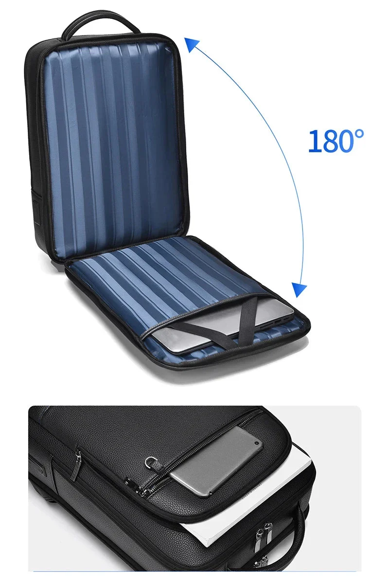 Sac à Dos Ordinateur 15.6 Pouces | Multi-Compartiments Pu Ergonomique