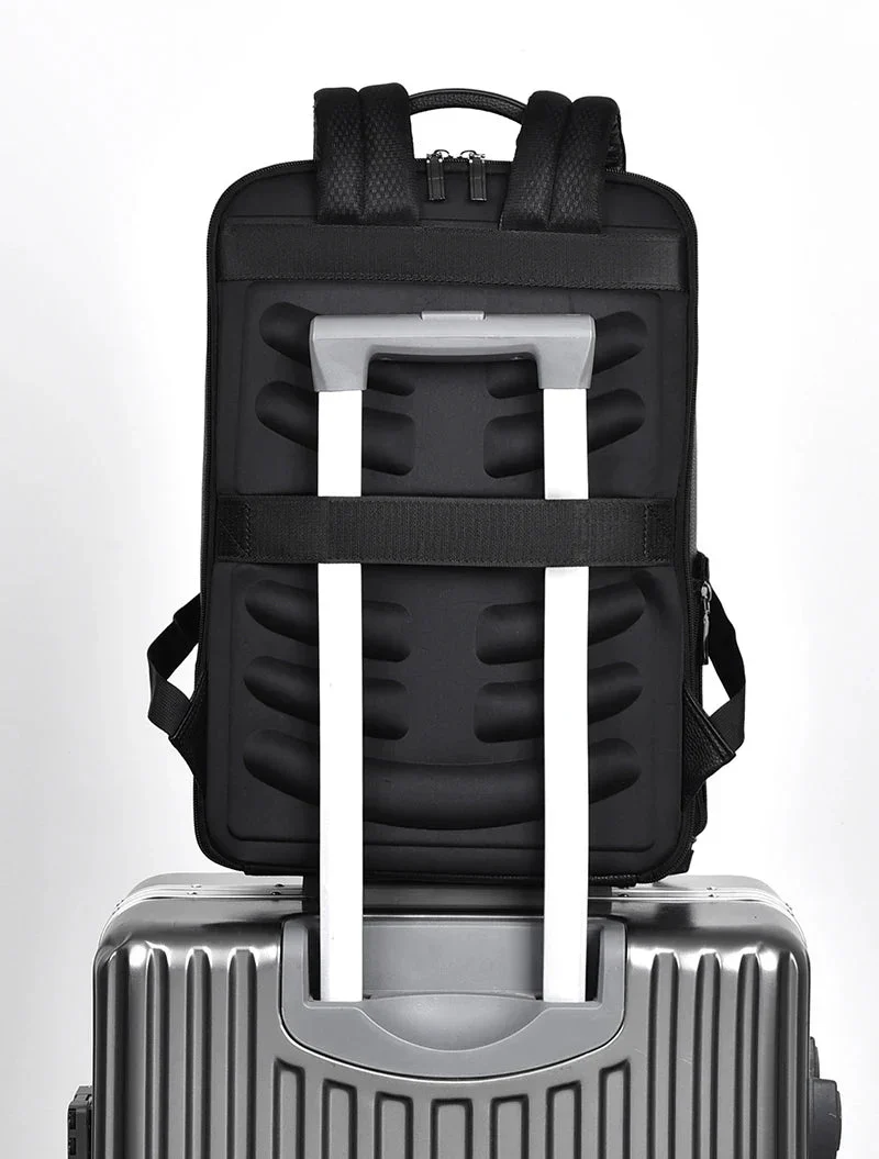 Sac à Dos Ordinateur 15.6 Pouces | Multi-Compartiments Pu Ergonomique