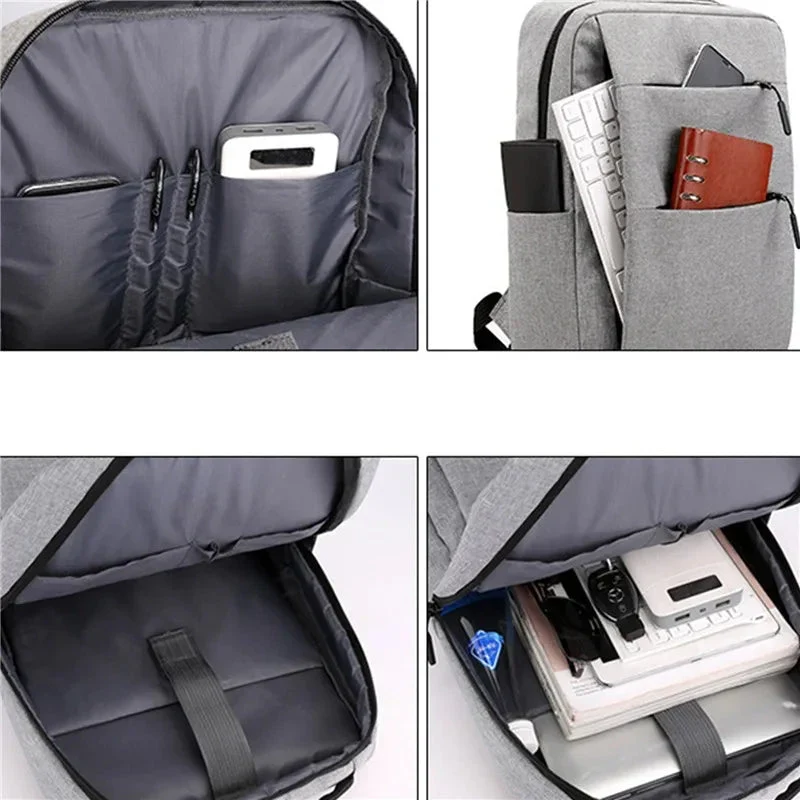 Sac à Dos Ordinateur 15.6 Pouces | Multi-Compartiments Port Usb