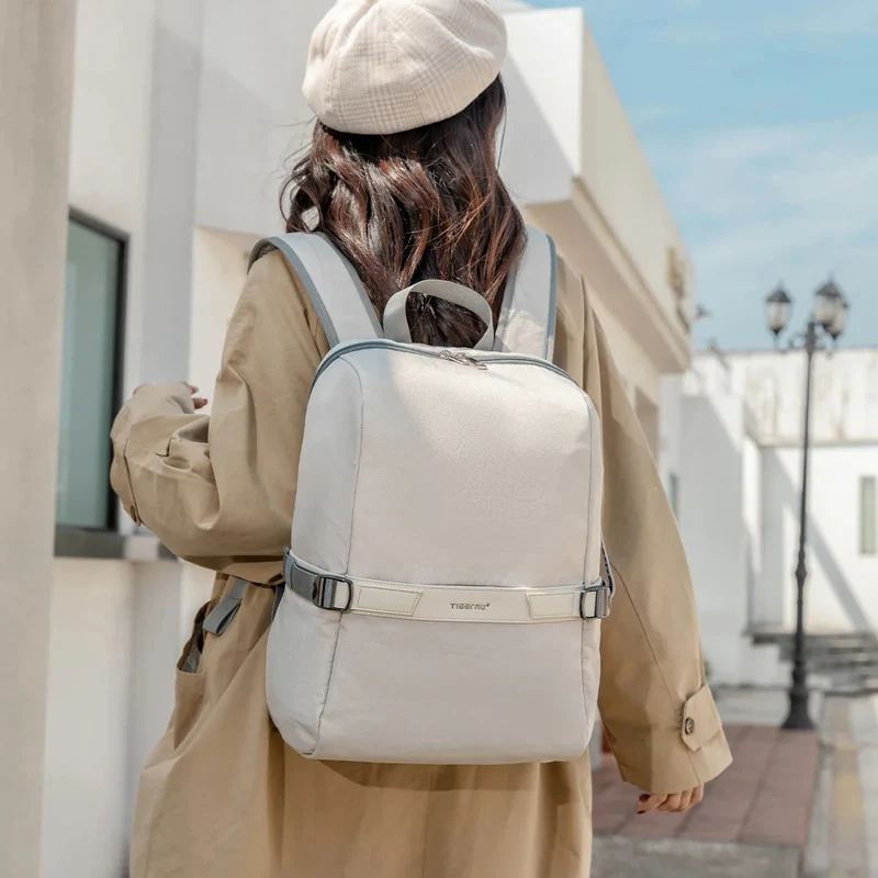 Sac à Dos Ordinateur 15 Pouces Femme | Nylon Imperméable Urbain