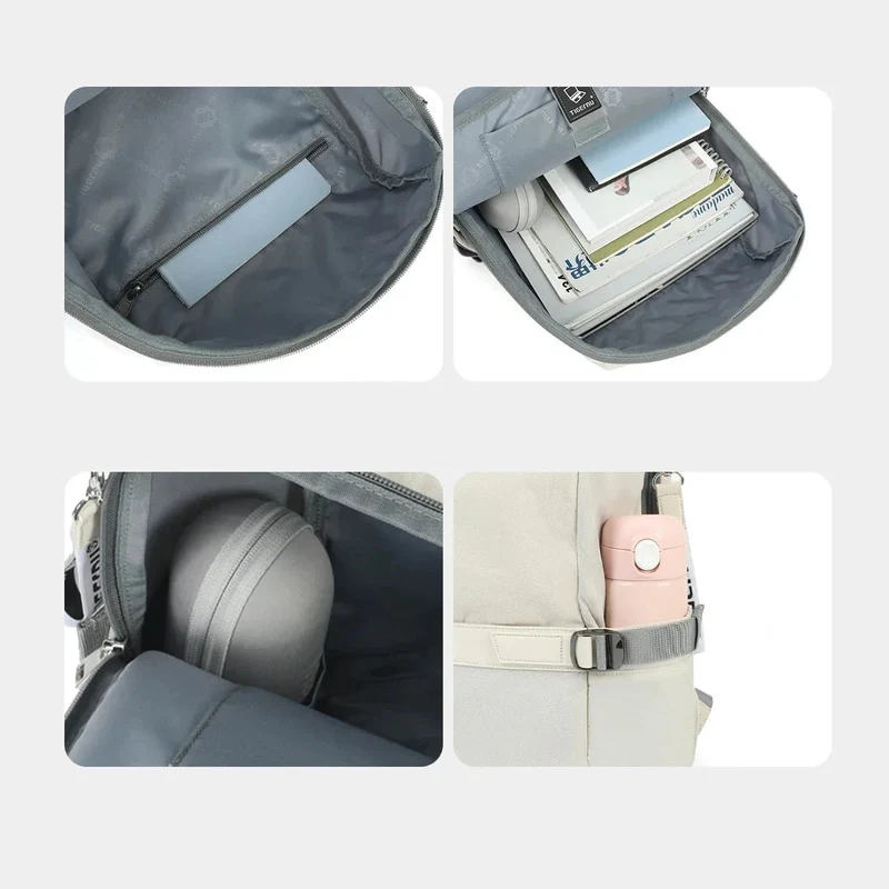 Sac à Dos Ordinateur 15 Pouces Femme | Nylon Imperméable Urbain