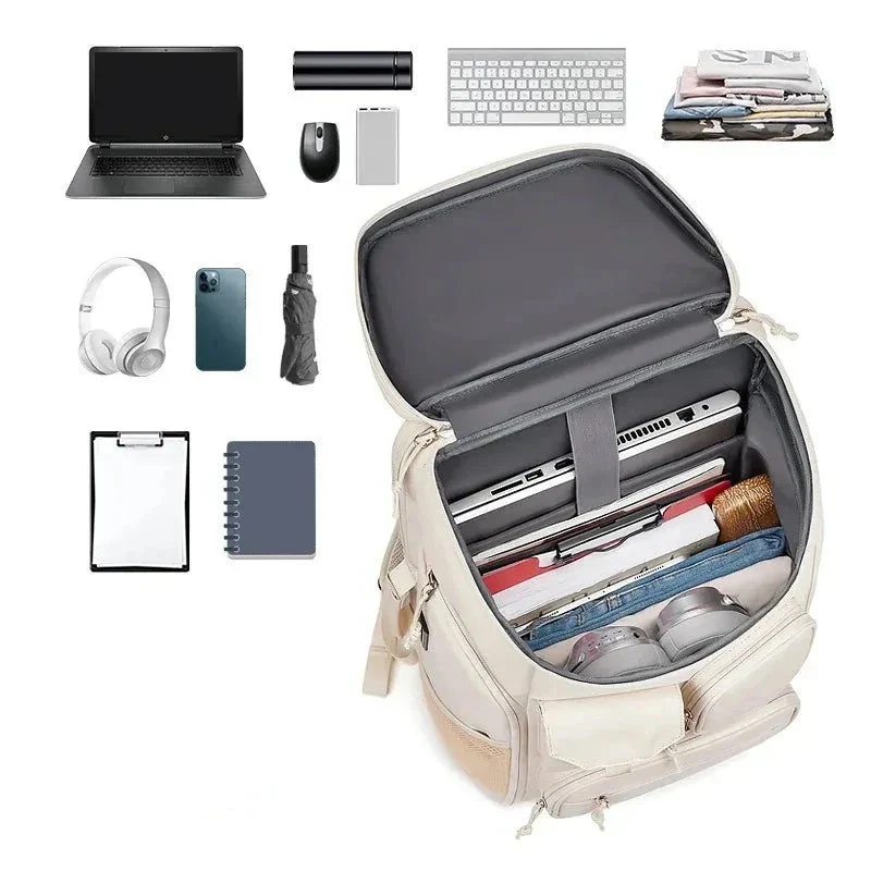 Sac à Dos Ordi 17 Pouces | Compartiments Séparés et Port Usb