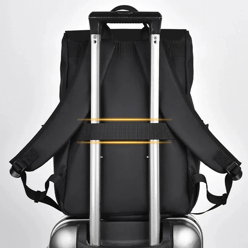 Sac à Dos Noir Homme | Multiples Compartiments Imperméables