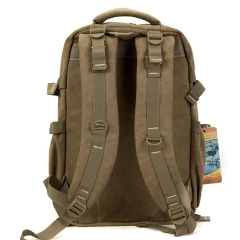 Sac à Dos Militaire Vintage | Toile Résistante et Spacieuse
