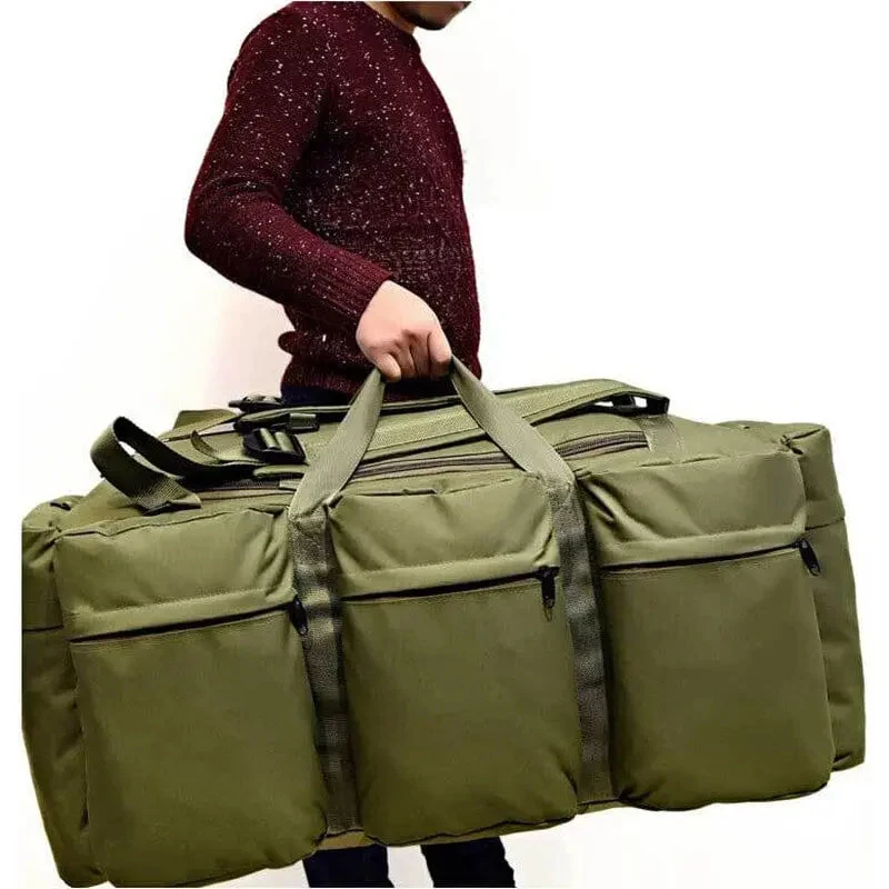 Sac à Dos Militaire 90l | Tissu Étanche Convertible