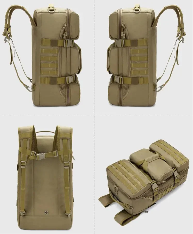 Sac à Dos Militaire 65l | Nylon Renforcé Convertible