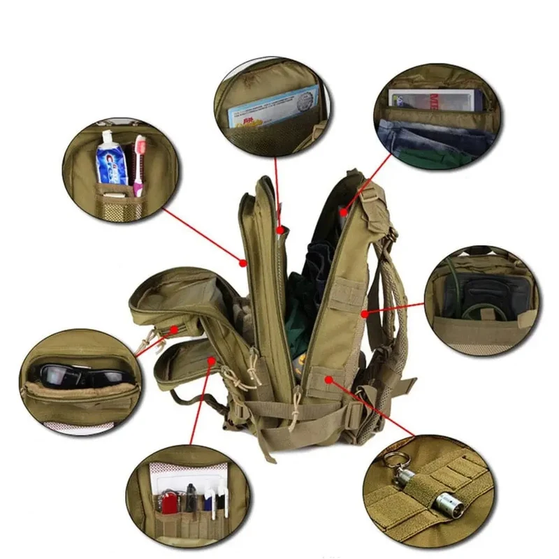 Sac à Dos Militaire 30l | Nylon 1000d Robuste