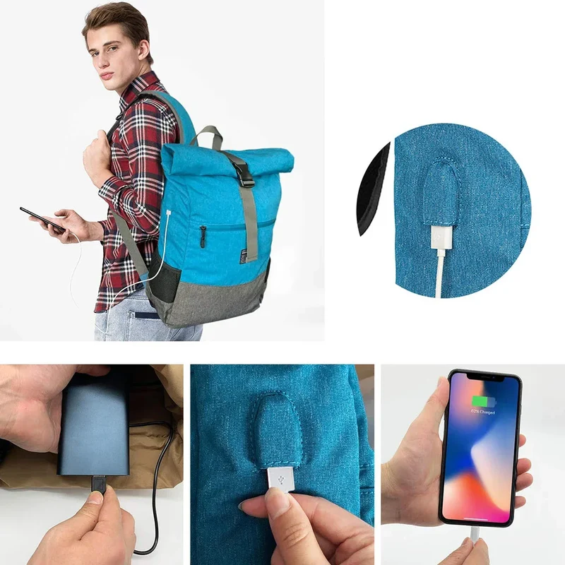 Sac à Dos Imperméable Roll-Top | Tissu Oxford Waterproof