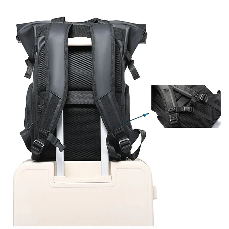 Sac à Dos Imperméable Roll Top | Accès Rapide et Sécurisé