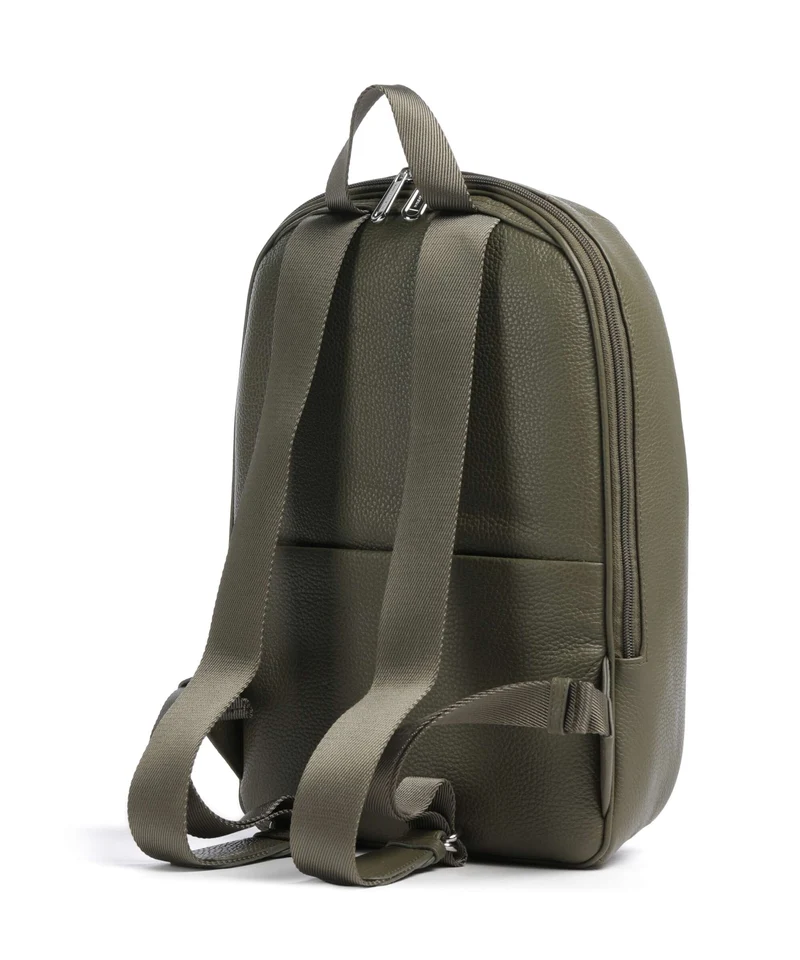 Mandarina Duck Mellow Leather Sac à dos winter olive
