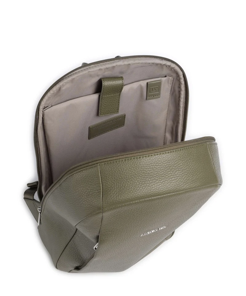 Mandarina Duck Mellow Leather Sac à dos winter olive