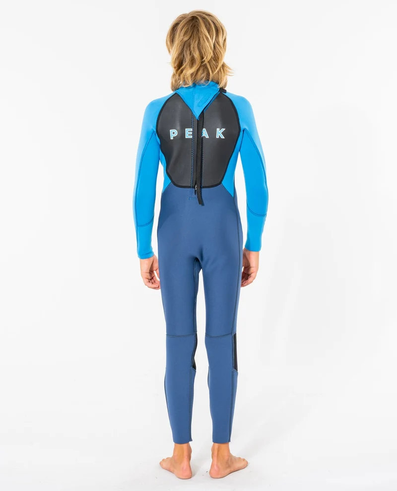 Peak Energy 3/2 Flat Lock Back Zip Kids Wetsuit