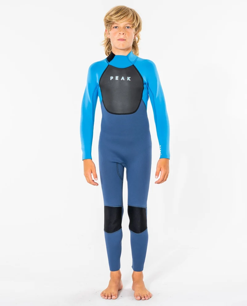 Peak Energy 3/2 Flat Lock Back Zip Kids Wetsuit