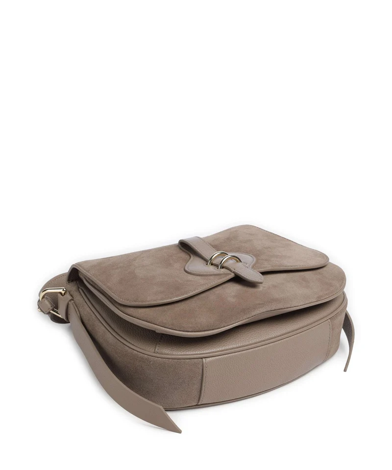 Coccinelle Mavery Suede Sac à main warm taupe