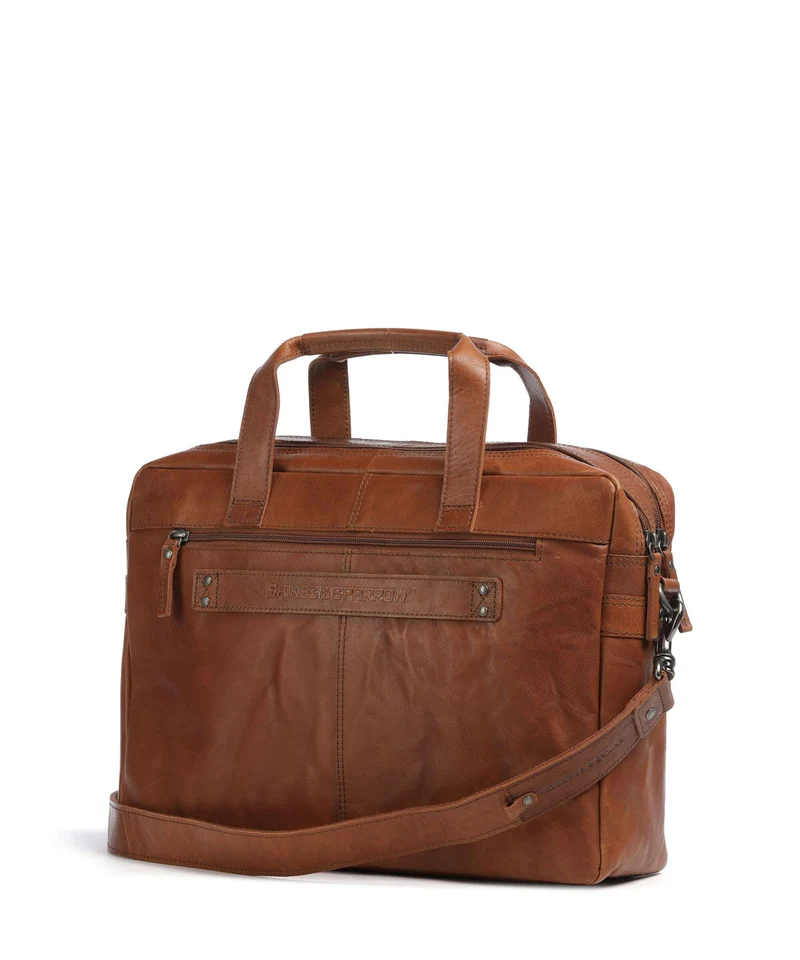 Spikes & Sparrow Bronco Colorado Porte-document brandy