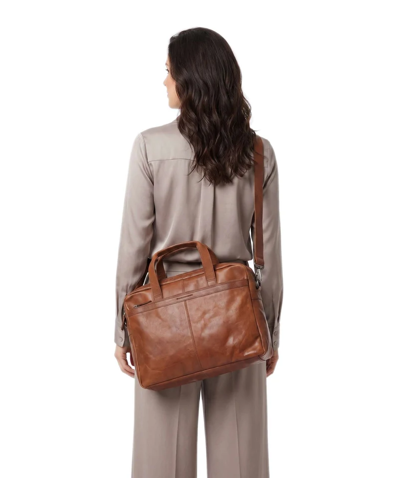 Spikes & Sparrow Bronco Colorado Porte-document brandy