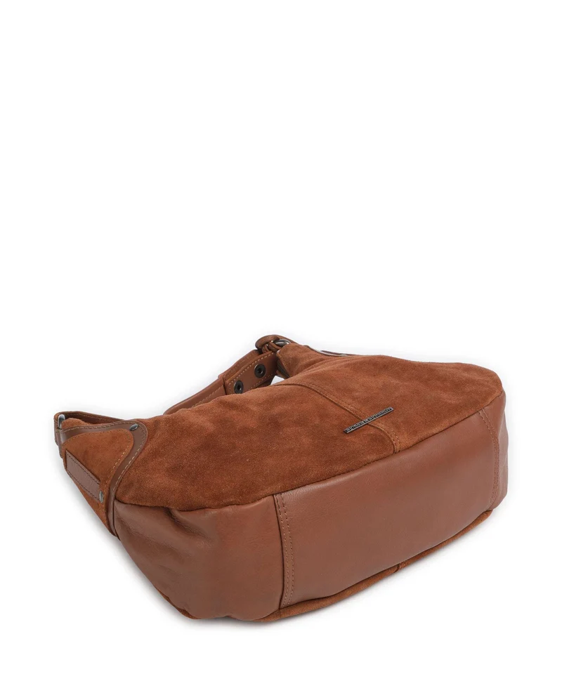 Spikes & Sparrow Suede Mix Anne-Lou Sac fourre-tout mocca