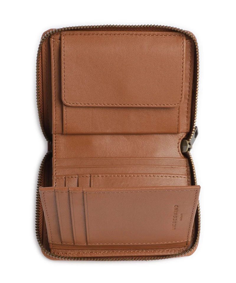 Liebeskind Conny Small Pebble M Portefeuille cognac