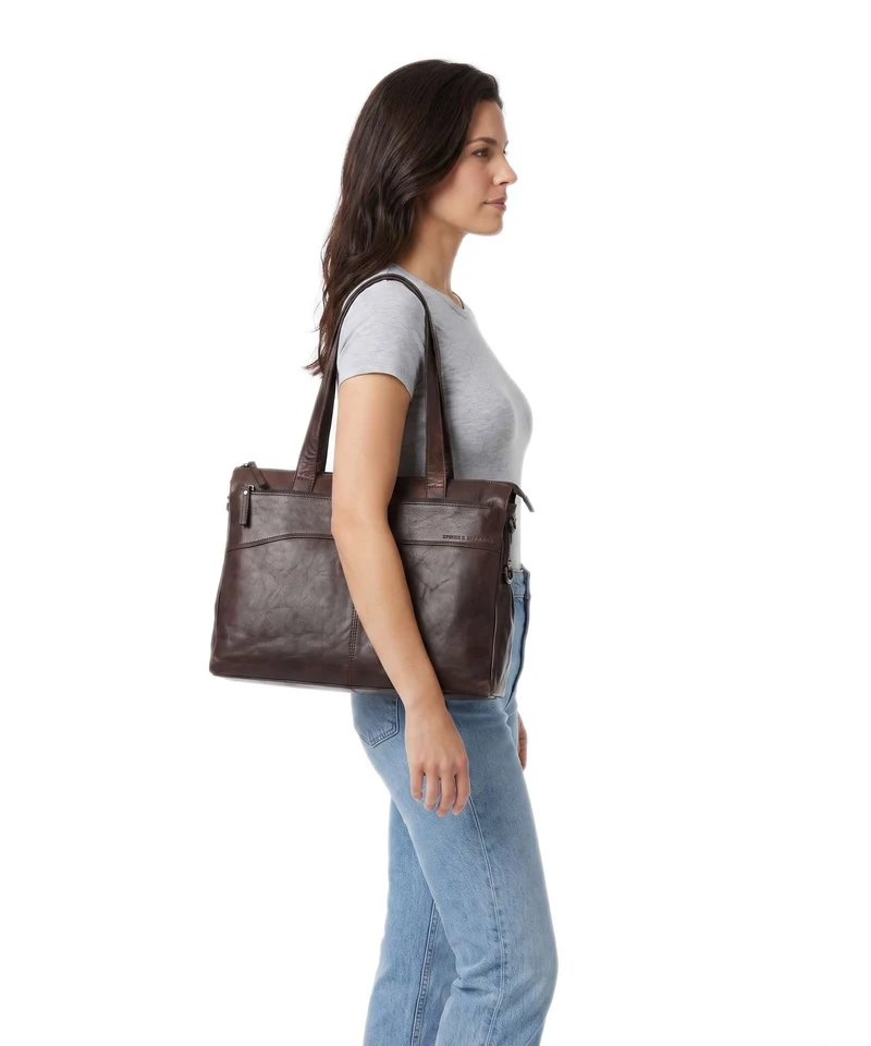 Spikes & Sparrow Bronco Yasmijn Cabas dark brown