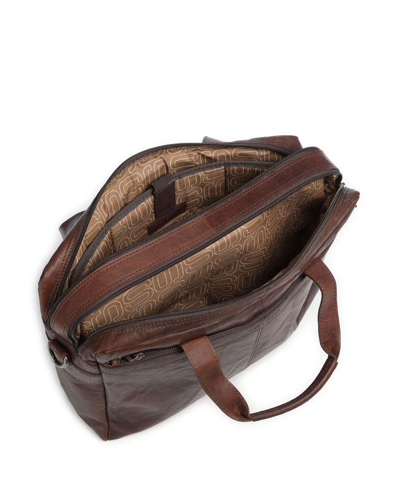 Spikes & Sparrow Bronco Colorado Porte-document dark brown