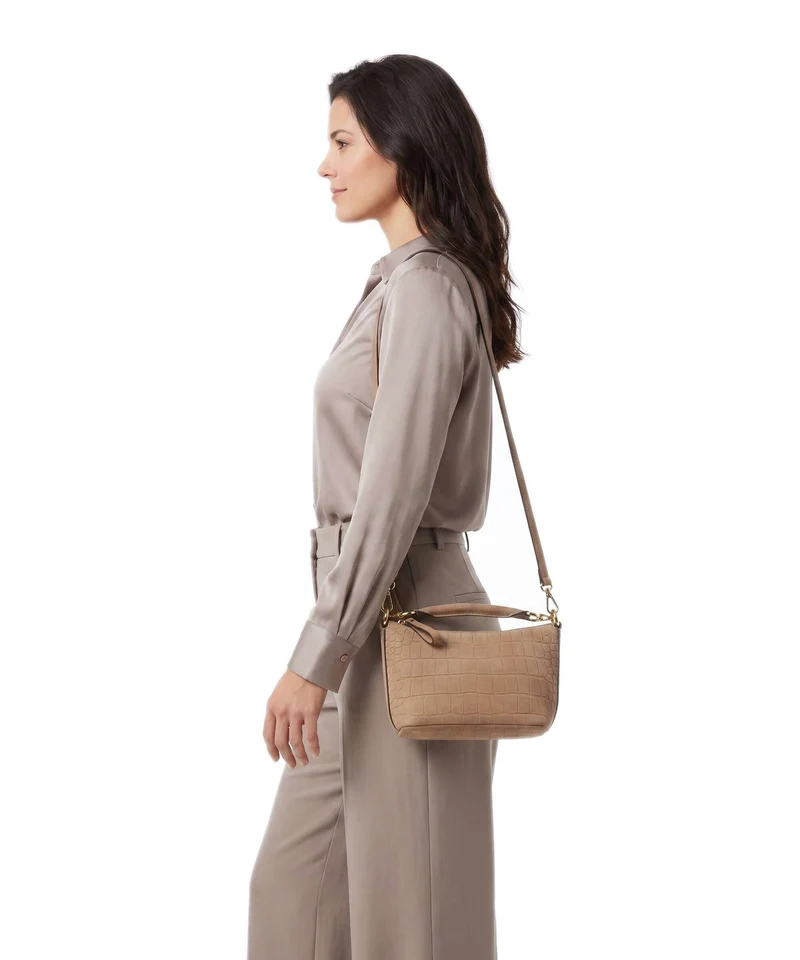 Lauren Ralph Lauren Blaike Mini Sac bandoulière camel