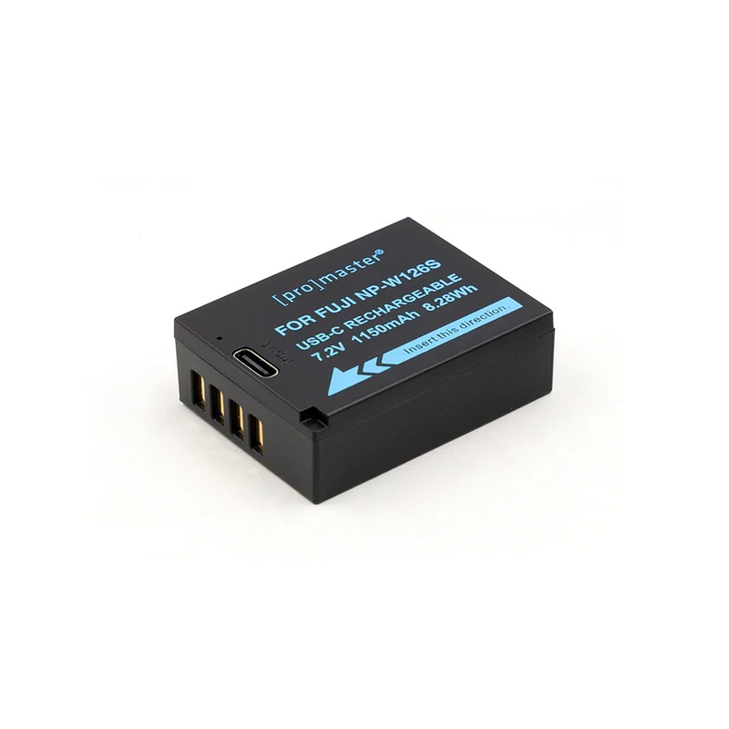 Pile NP-W126s avec port USB-C pour Fujifilm