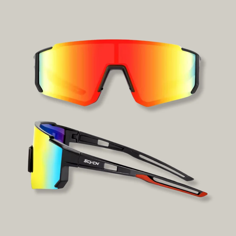 Lunettes de Soleil Polarisées Sport | Verres Miroir Anti-Reflets